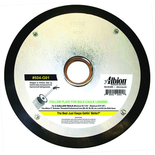 Albion Follow Plate 2gal w/ Seal
